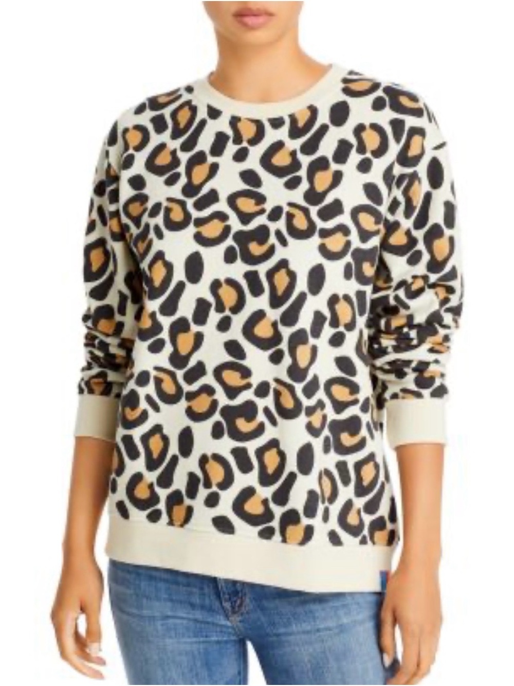 NWT Kule The Raleigh Leopard in Cream, Tan & Black, Size XS